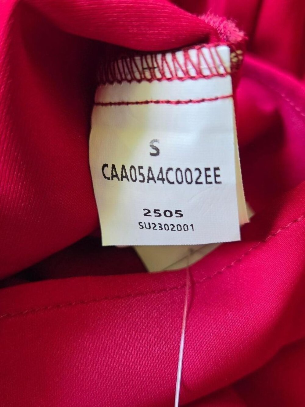 CUPSHE Red Mini Dress Wrap Style V-Neck - Picture 6 of 7
